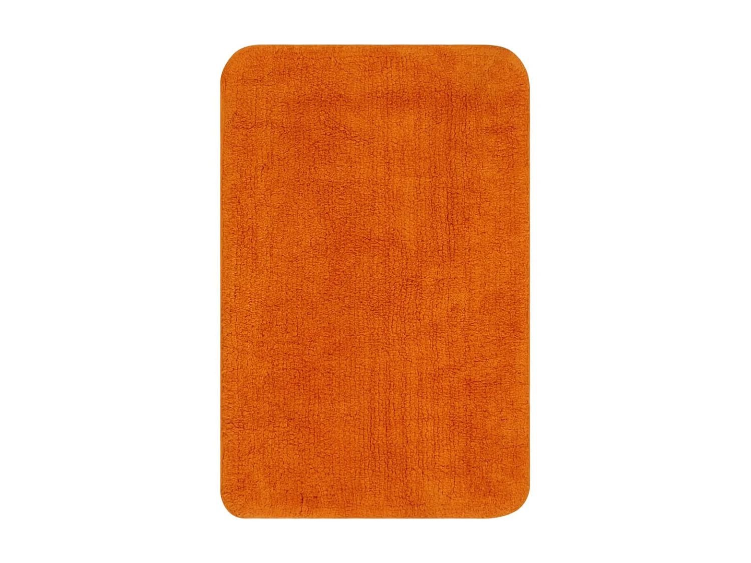 Tapis de salle de bain 2 pcs Tissu Orange WVGQ7819