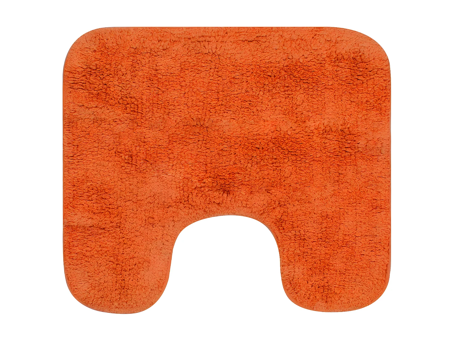 Tapis de salle de bain 2 pcs Tissu Orange WVGQ7819