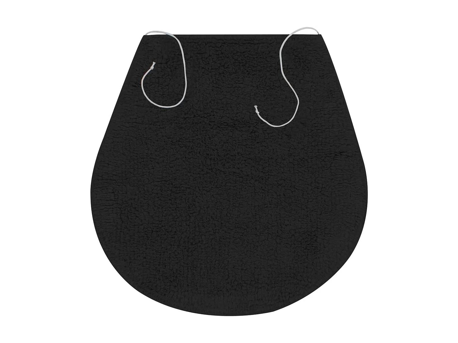 Jeu de tapis de salle de bain 3 pcs Tissu Anthracite  WVGQ7722