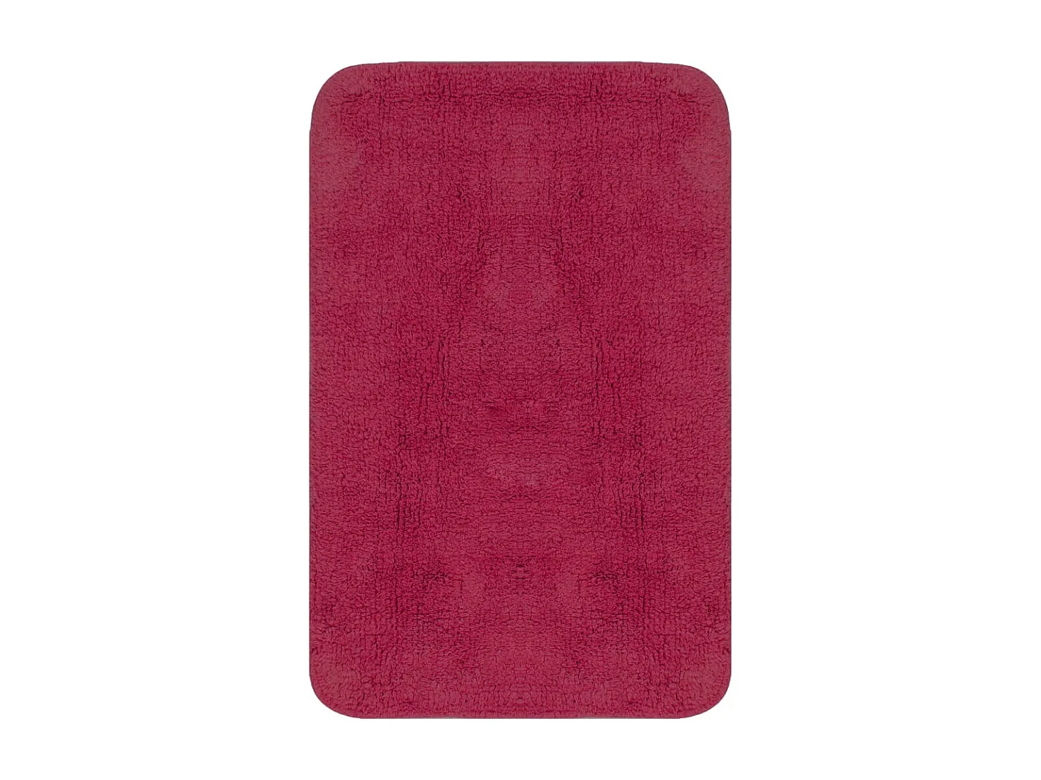 Badmattenset stof fuchsia 2-delig NL113358