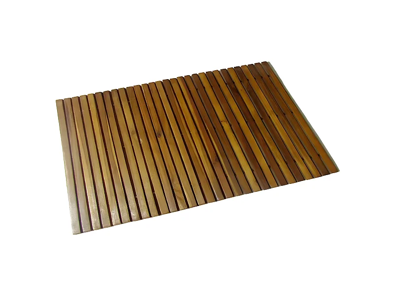 Alfombra de acacia para el baño, 80 x 50 cm ES187778