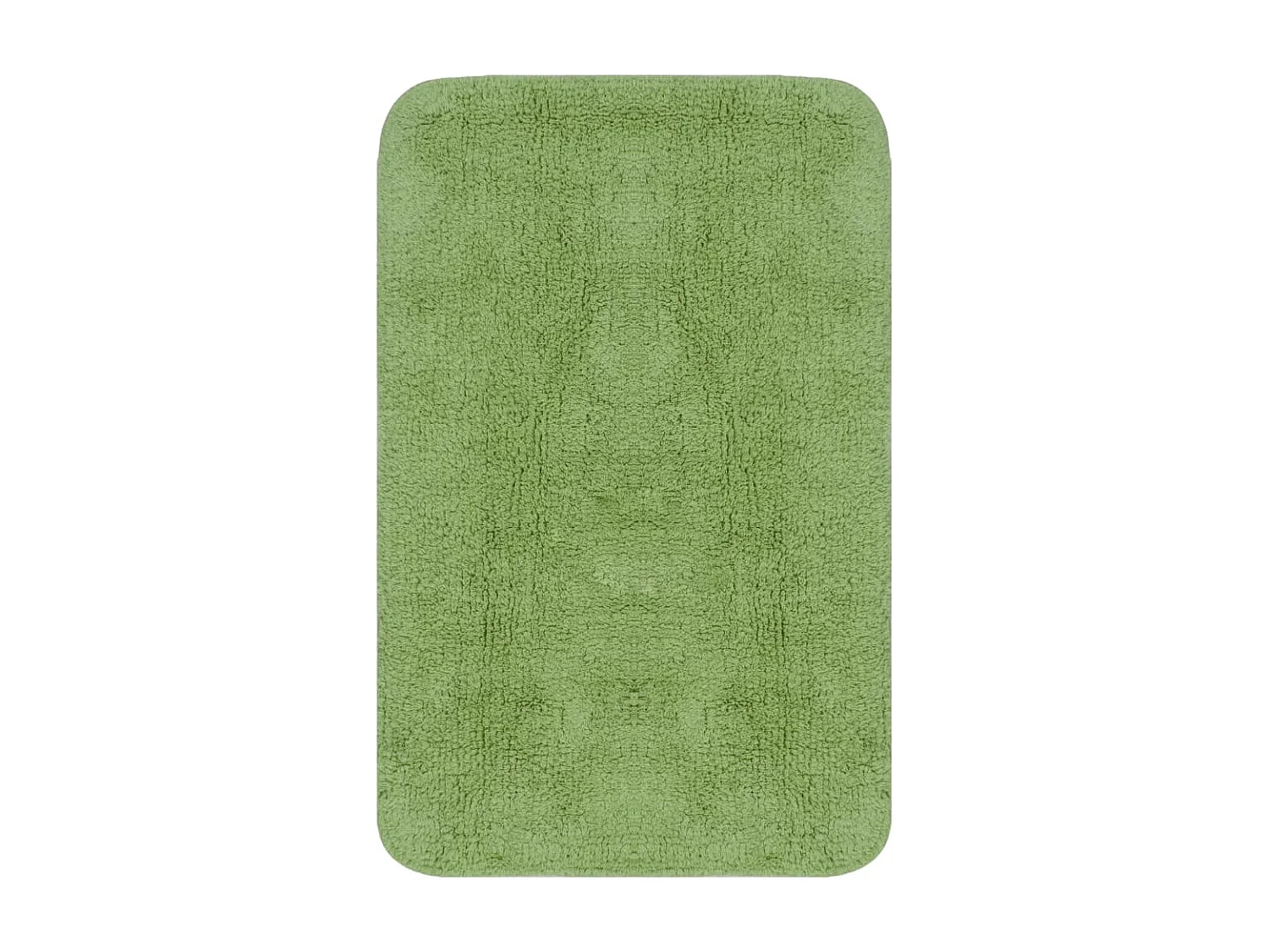 Jeu de tapis de salle de bain 3 pcs Tissu Vert WVGQ8052