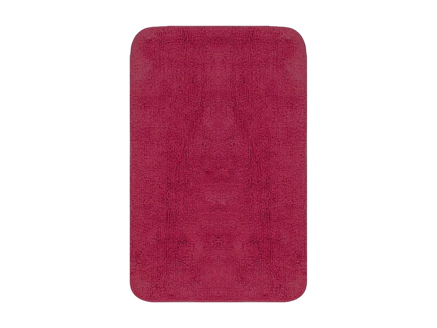 Jeu de tapis de salle de bain 3 pcs Tissu Fushsia WVGQ5666