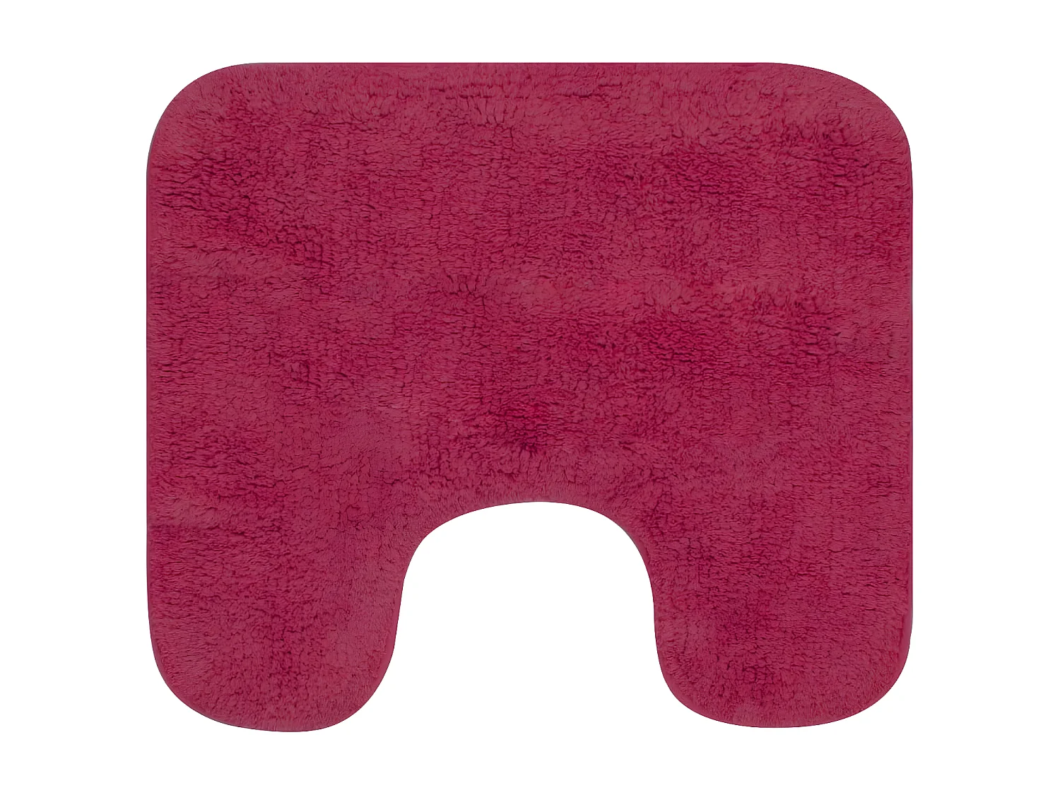Jeu de tapis de salle de bain 3 pcs Tissu Fushsia WVGQ5666