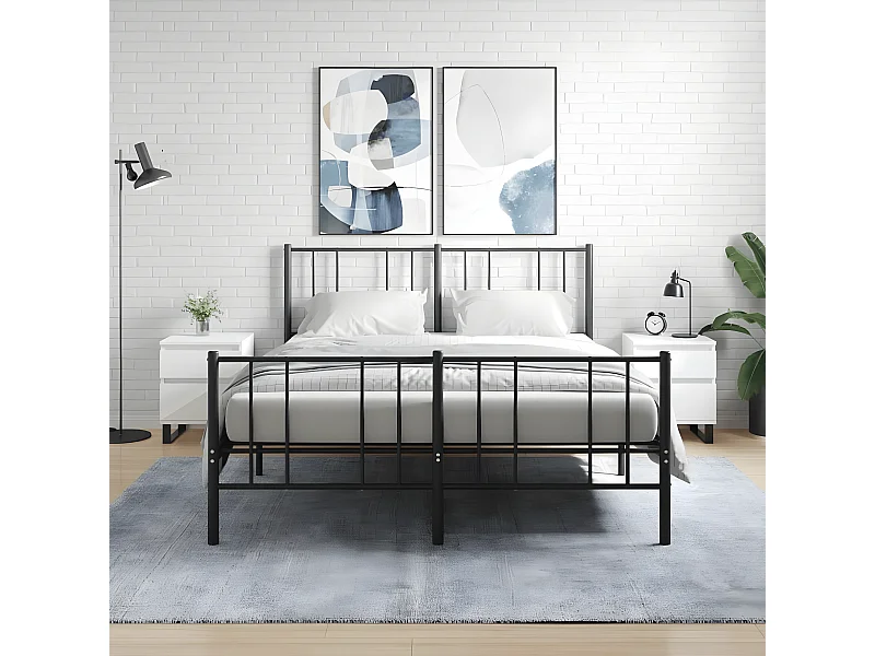 Mesas de cabeceira 2pcs 40x35x50 cm derivados de madeira branco PT31332