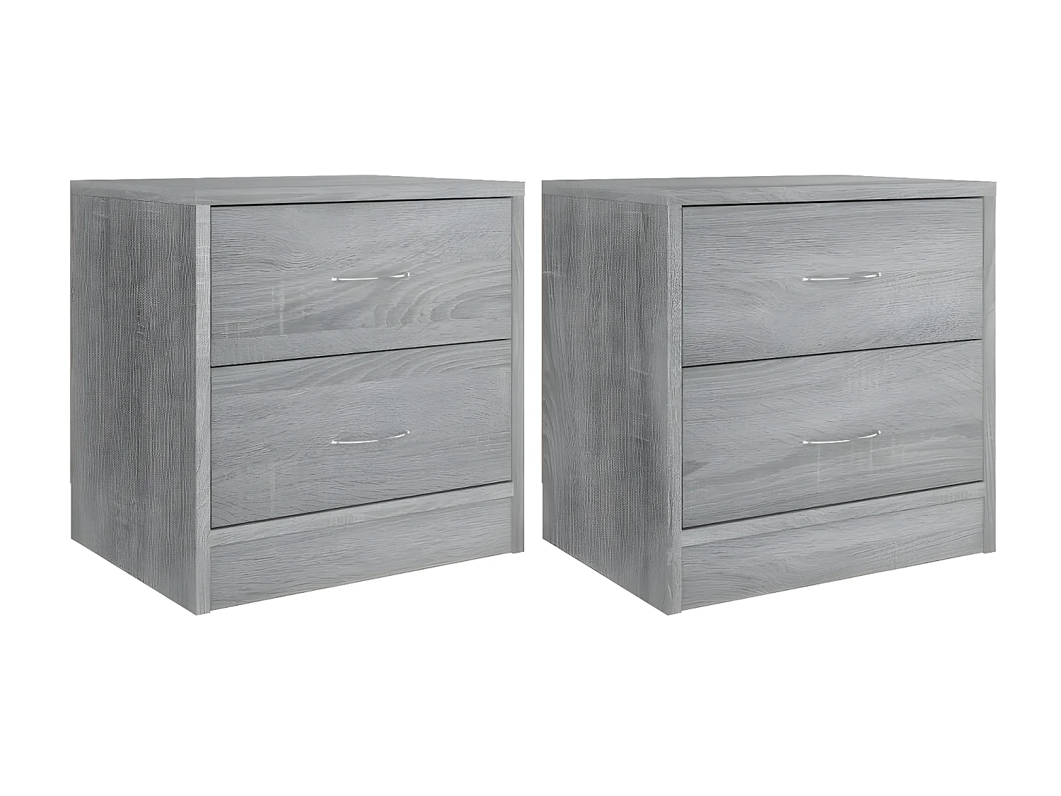 Mesa cabeceira 2pcs 40x30x40cm derivado madeira cinzento sonoma PT482500