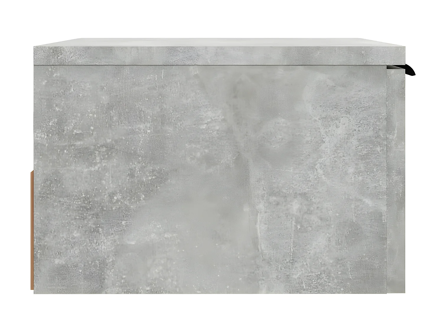 Lot de 2 Tables de chevet murales Gris béton 34x30x20 cm WVGQ7248