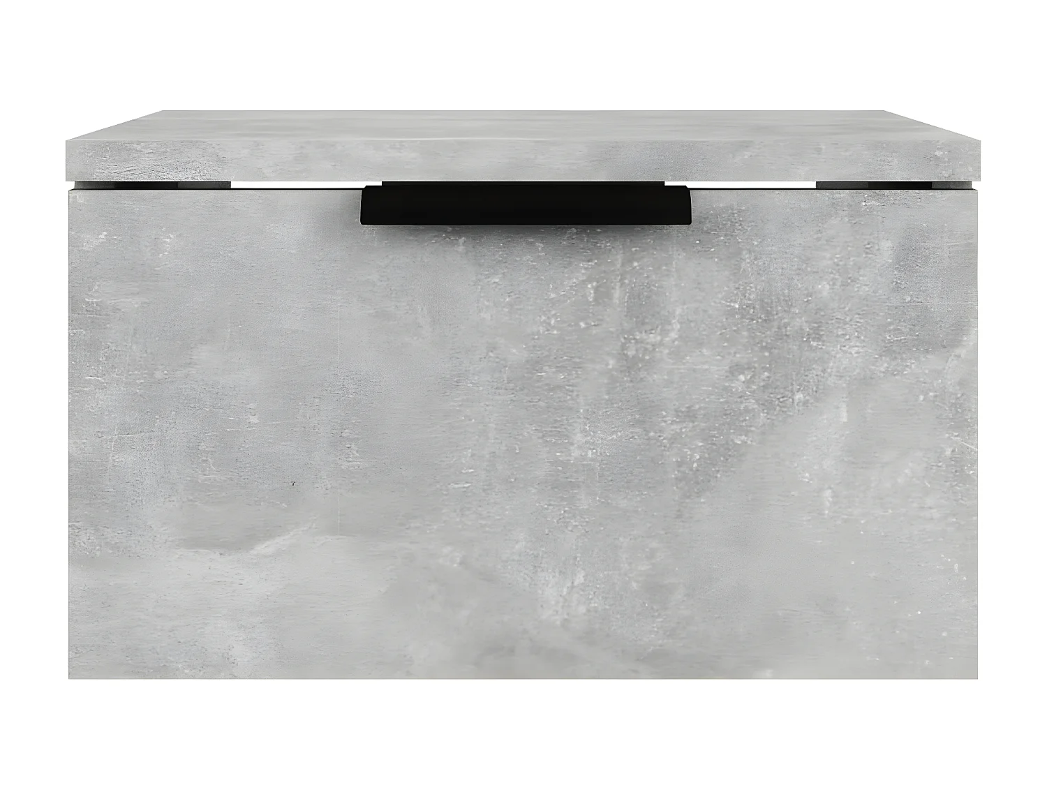 Lot de 2 Tables de chevet murales Gris béton 34x30x20 cm WVGQ7248