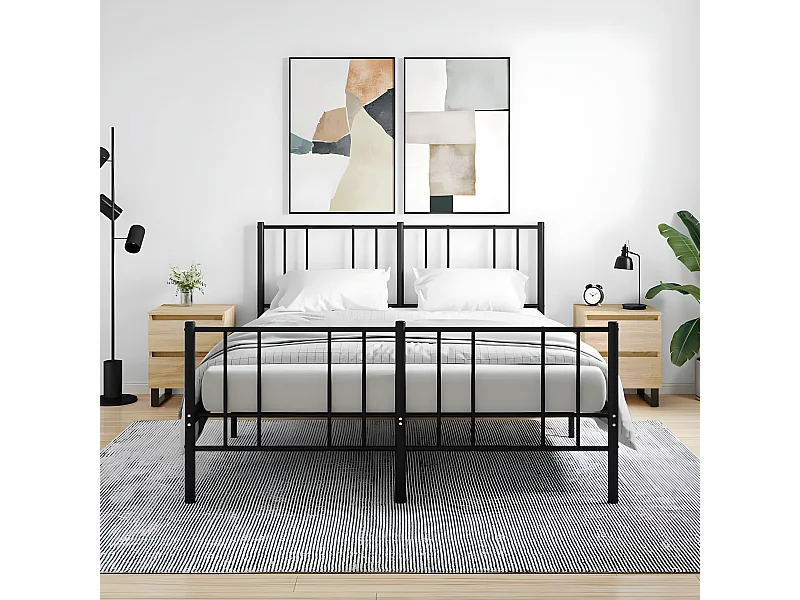 lot de 2 Tables de chevet chêne sonoma 40x35x50 cm bois ingénierie OCN37727