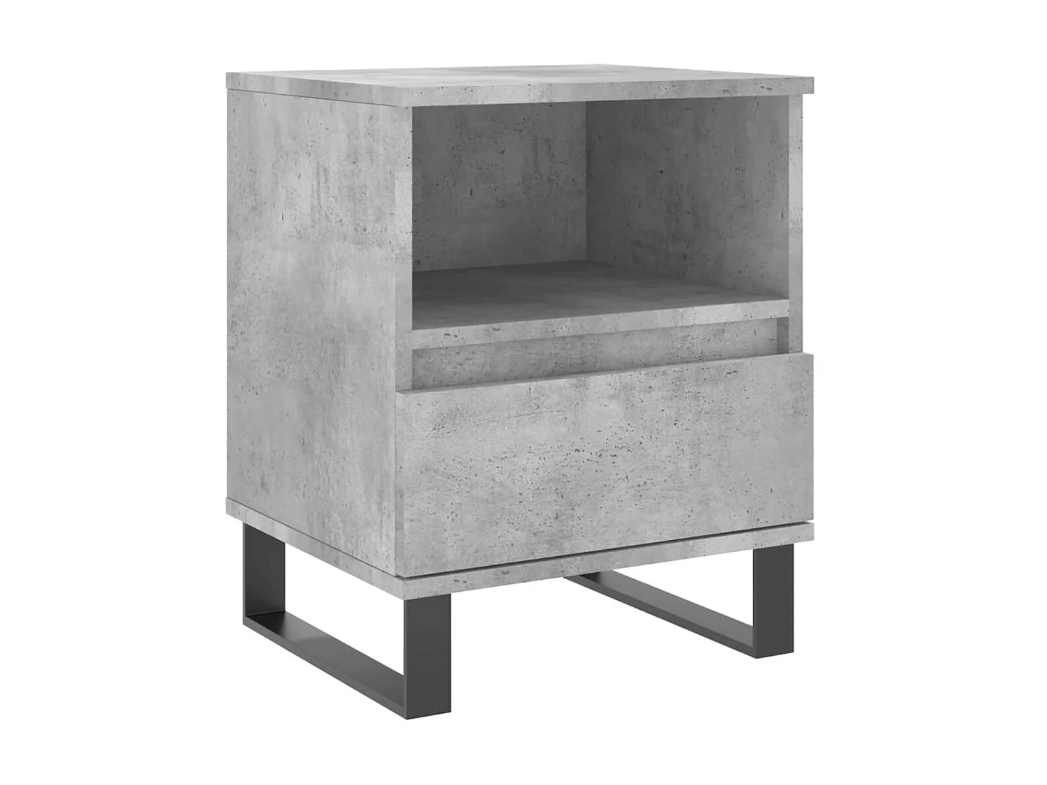 Nachtkastjes 2 st 40x35x50 cm bewerkt hout betongrijs NL56490