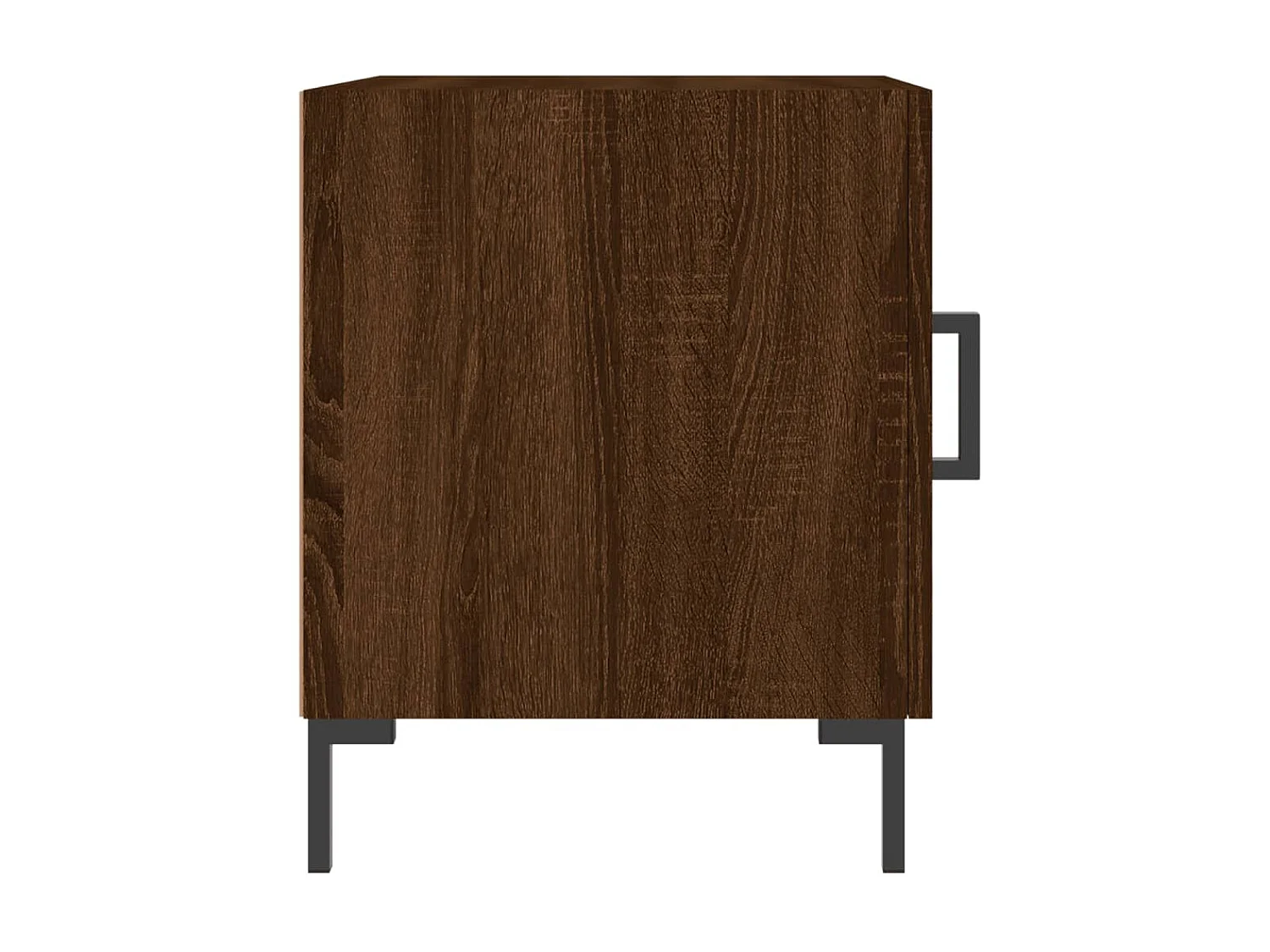 Nachtkastjes 2 st 40x40x50 cm bewerkt hout bruin eikenkleur NL55848