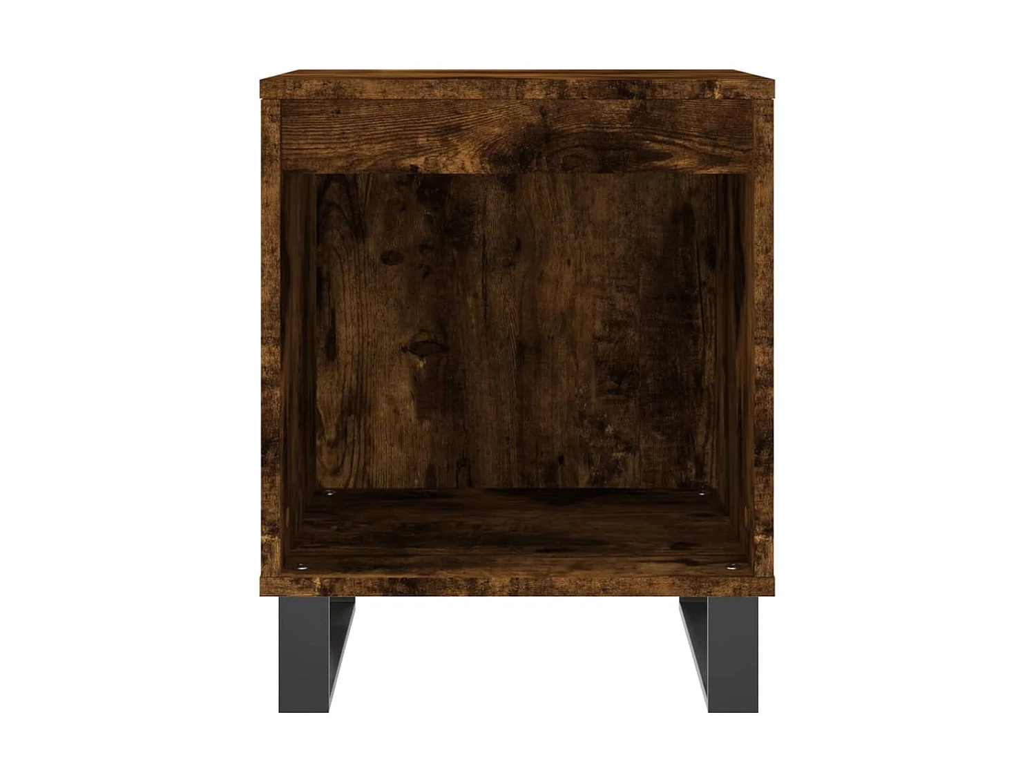 Lot de 2 Tables de chevet chêne fumé 40x35x50 cm bois ingénierie WVGQ6852