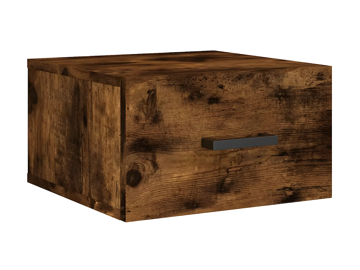 Nachtkastjes 2 st wandgemonteerd 35x35x20 cm gerookt eikenkleur NL97633