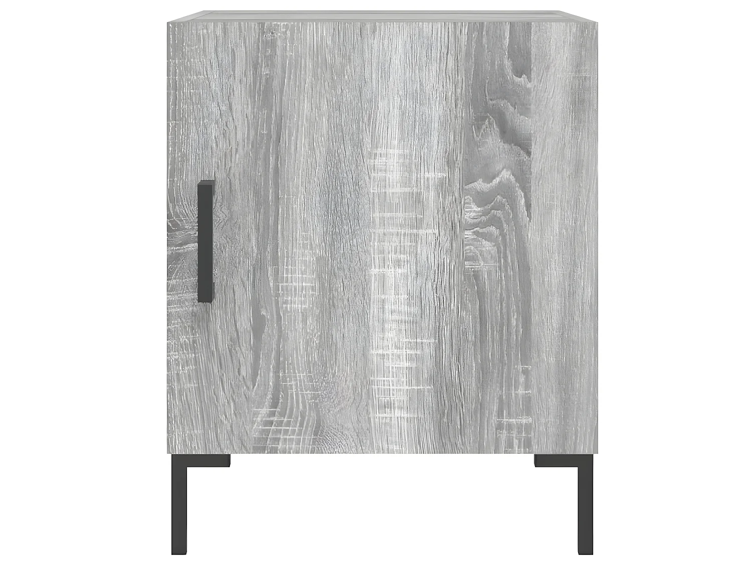 Lot de 2 Tables de chevet sonoma gris 40x40x50cm bois d'ingénierie WVGQ7882