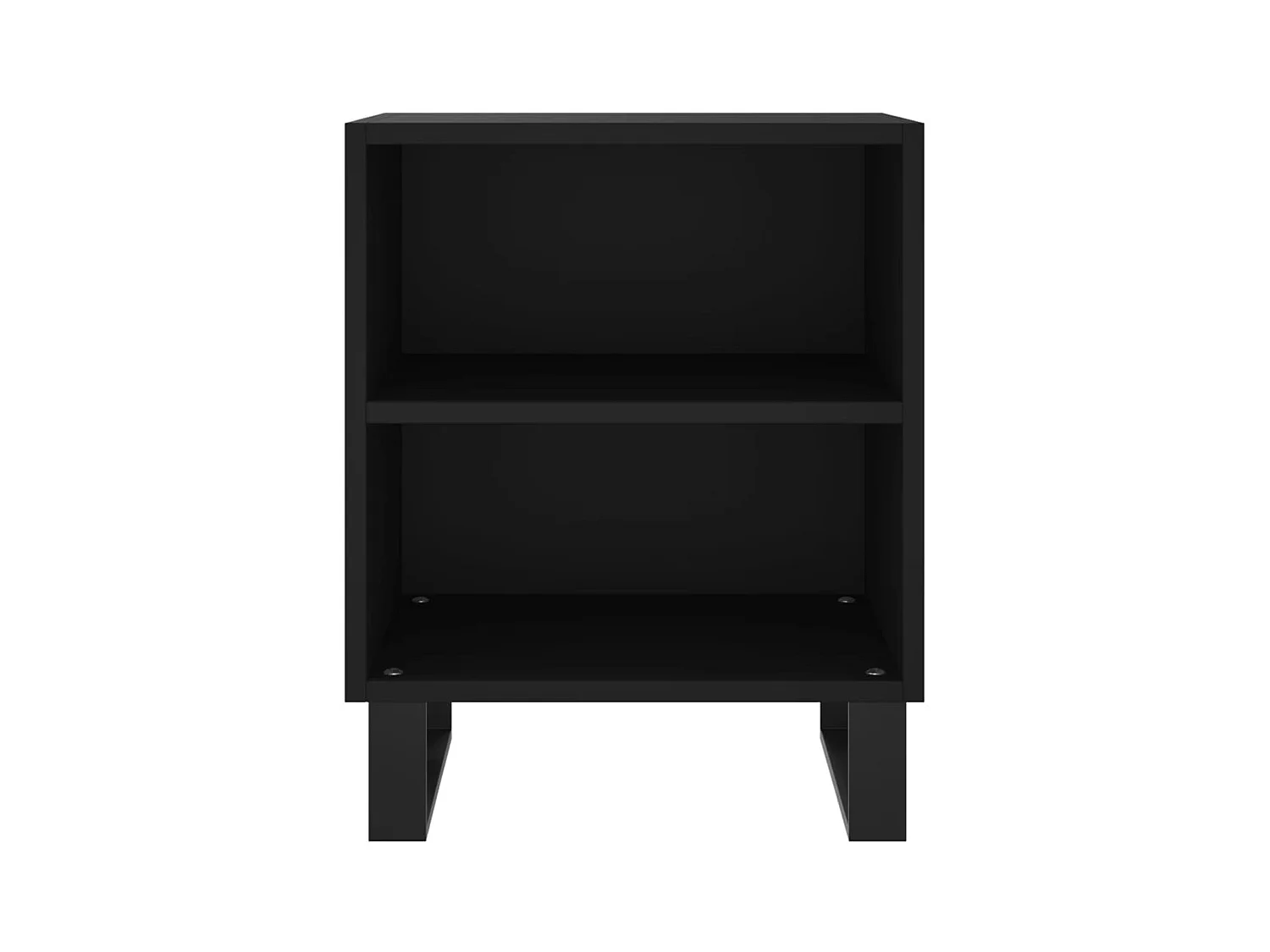 Nachtkastjes 2 st 40x30x50 cm bewerkt hout zwart NL50286
