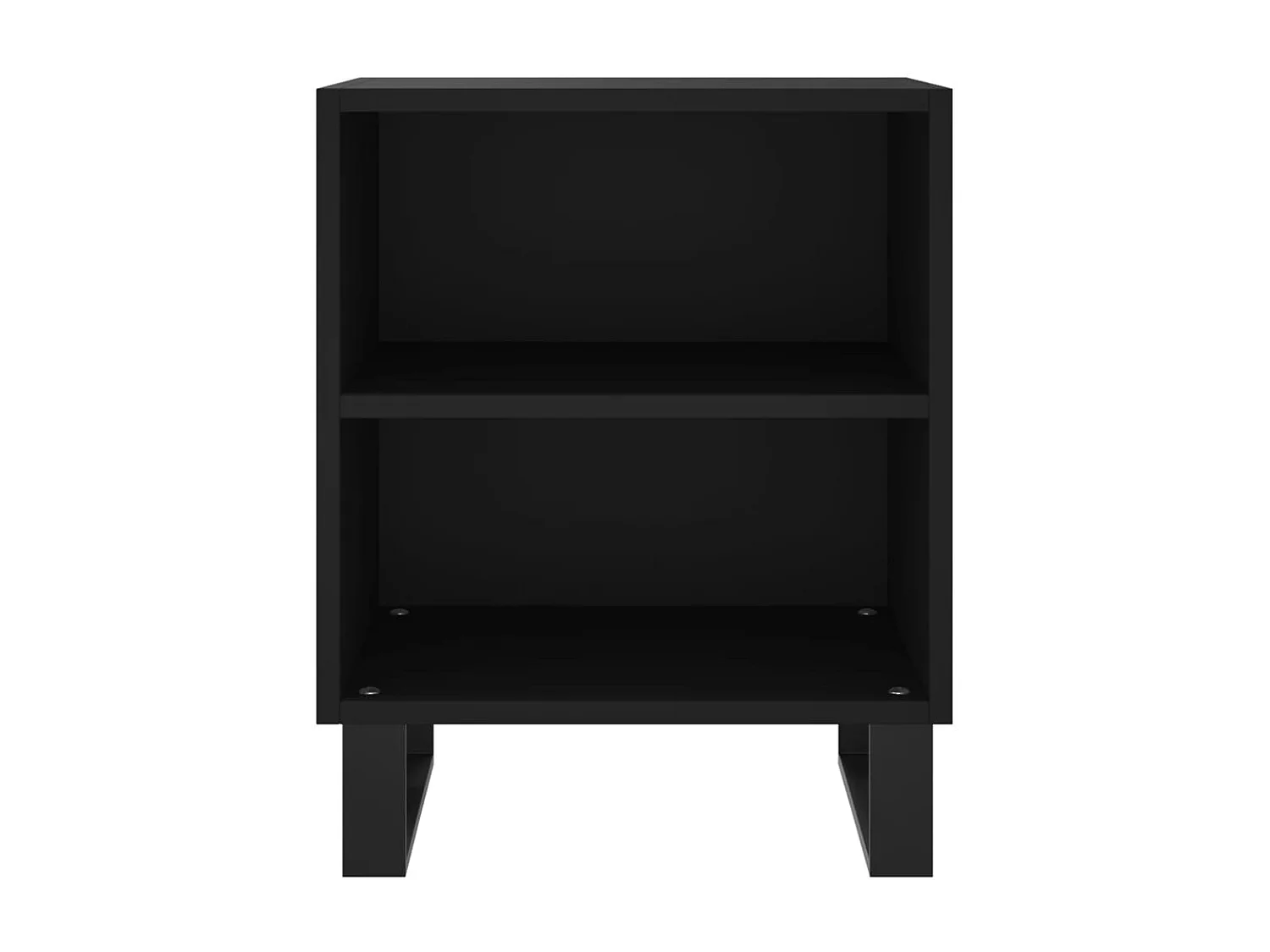 Nachtkastjes 2 st 40x30x50 cm bewerkt hout zwart NL50286