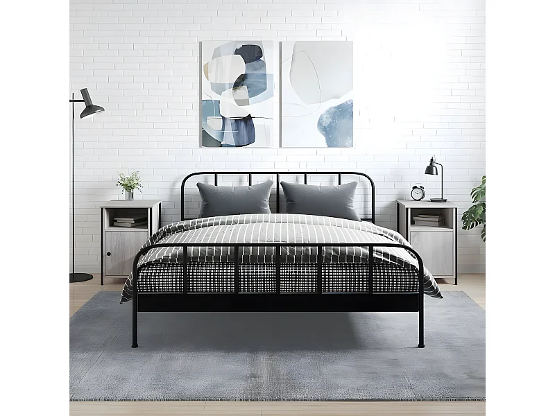 Mesas cabeceira 2 pcs 40x42x60cm deriv. madeira cinzento sonoma PT45051