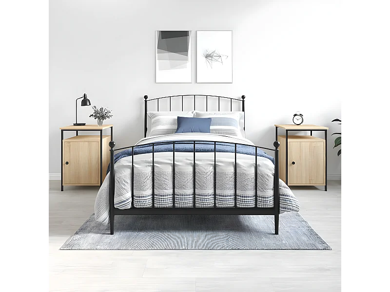 Mesas cabeceira 2 pcs 40x42x60cm deriv. madeira carvalho sonoma PT81041