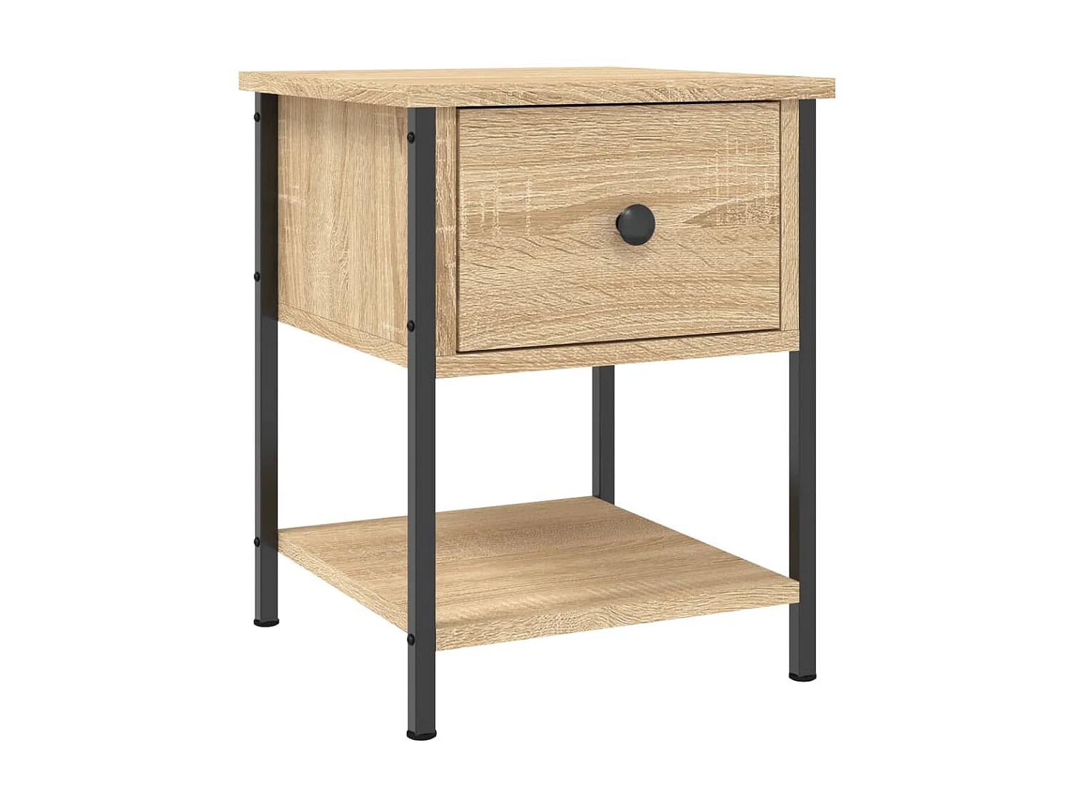 Lot de 2 Tables de chevet chêne sonoma 34x35,5x45 cm WVGQ8724