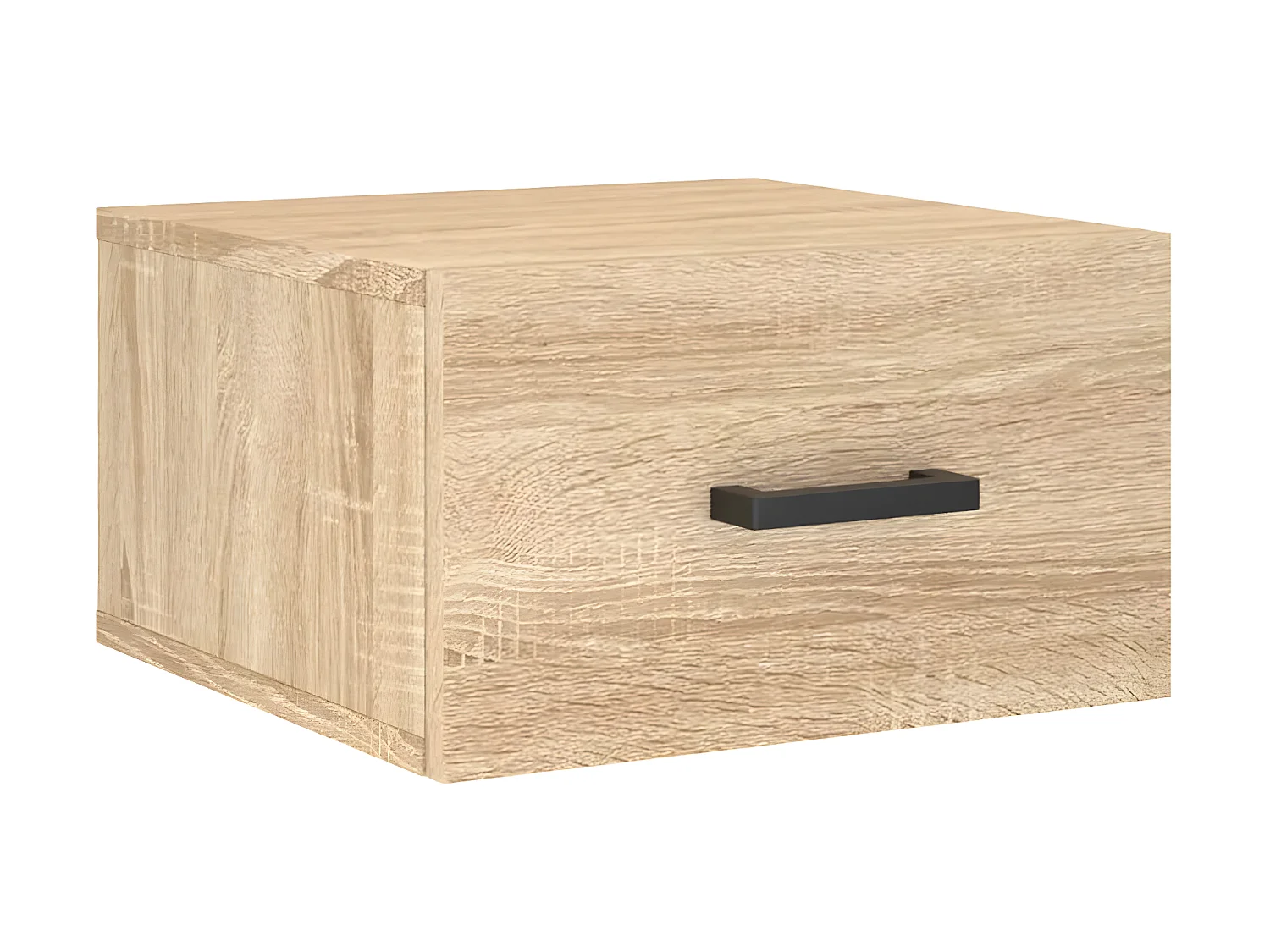 Nachtkastjes 2 st wandgemonteerd 35x35x20 cm sonoma eikenkleur NL96828