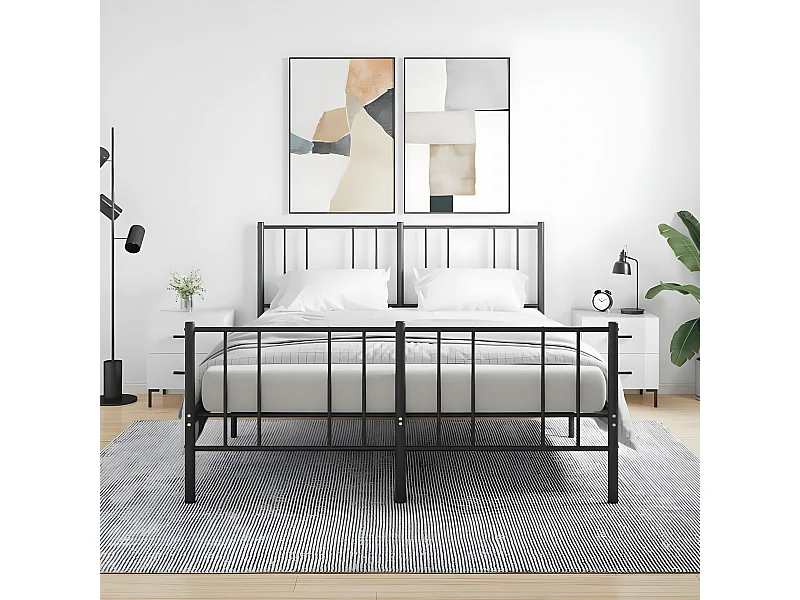 Lot de 2 Tables de chevet blanc brillant 40x35x47,5 cm WVGQ7757