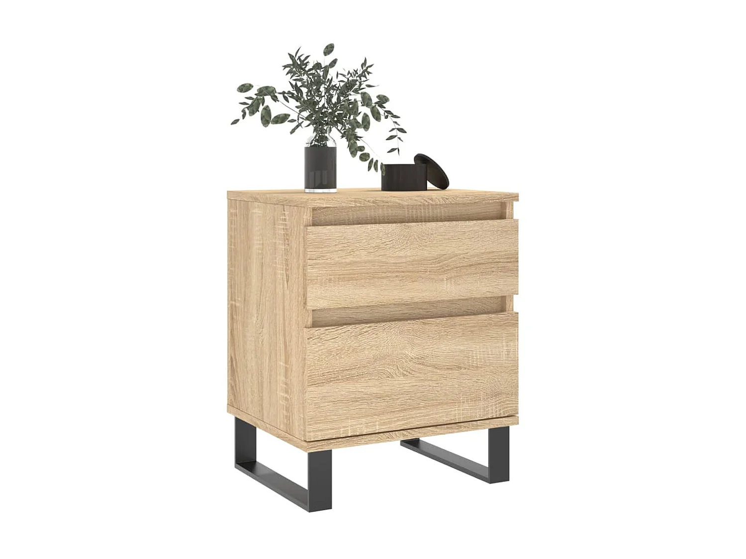 Nachtkastjes 2 st 40x35x50 cm sonoma eikenkleurig NL46418