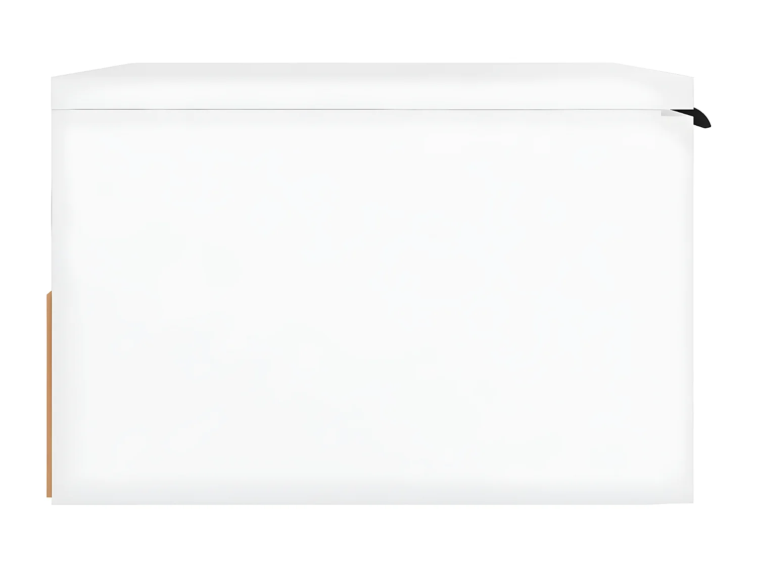 Lot de 2 Tables de chevet murales Blanc 34x30x20 cm WVGQ3870