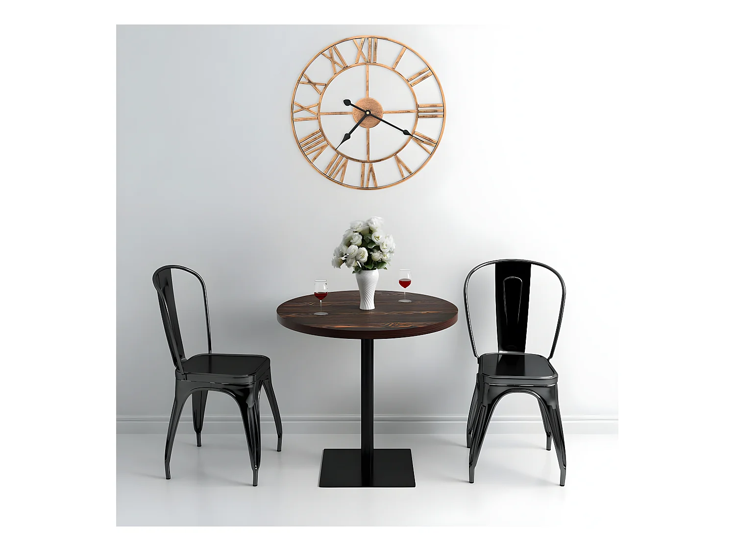 Horloge murale Métal 40 cm Doré WVGQ8826