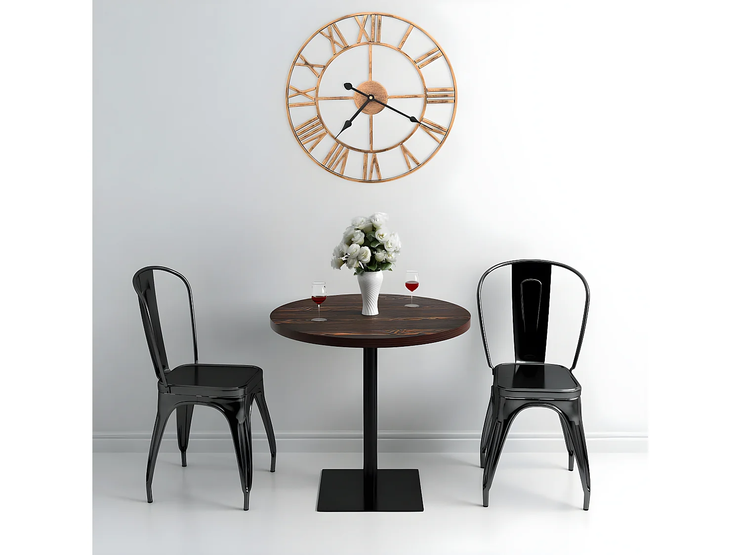 Horloge murale Métal 40 cm Doré WVGQ8826