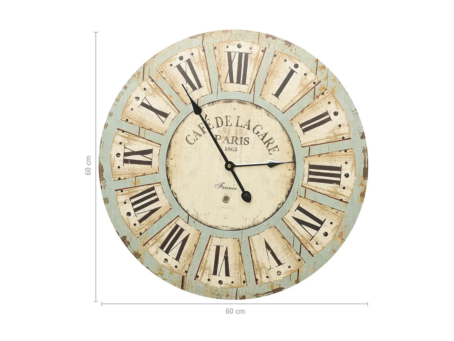 Horloge murale Multicolore 60 cm MDF WVGQ6601