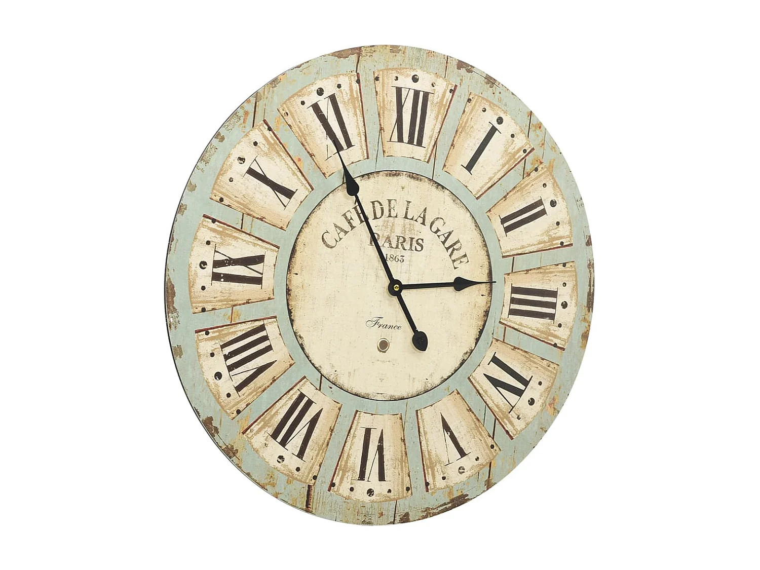Reloj de pared de MDF multicolor 60 cm ES588843