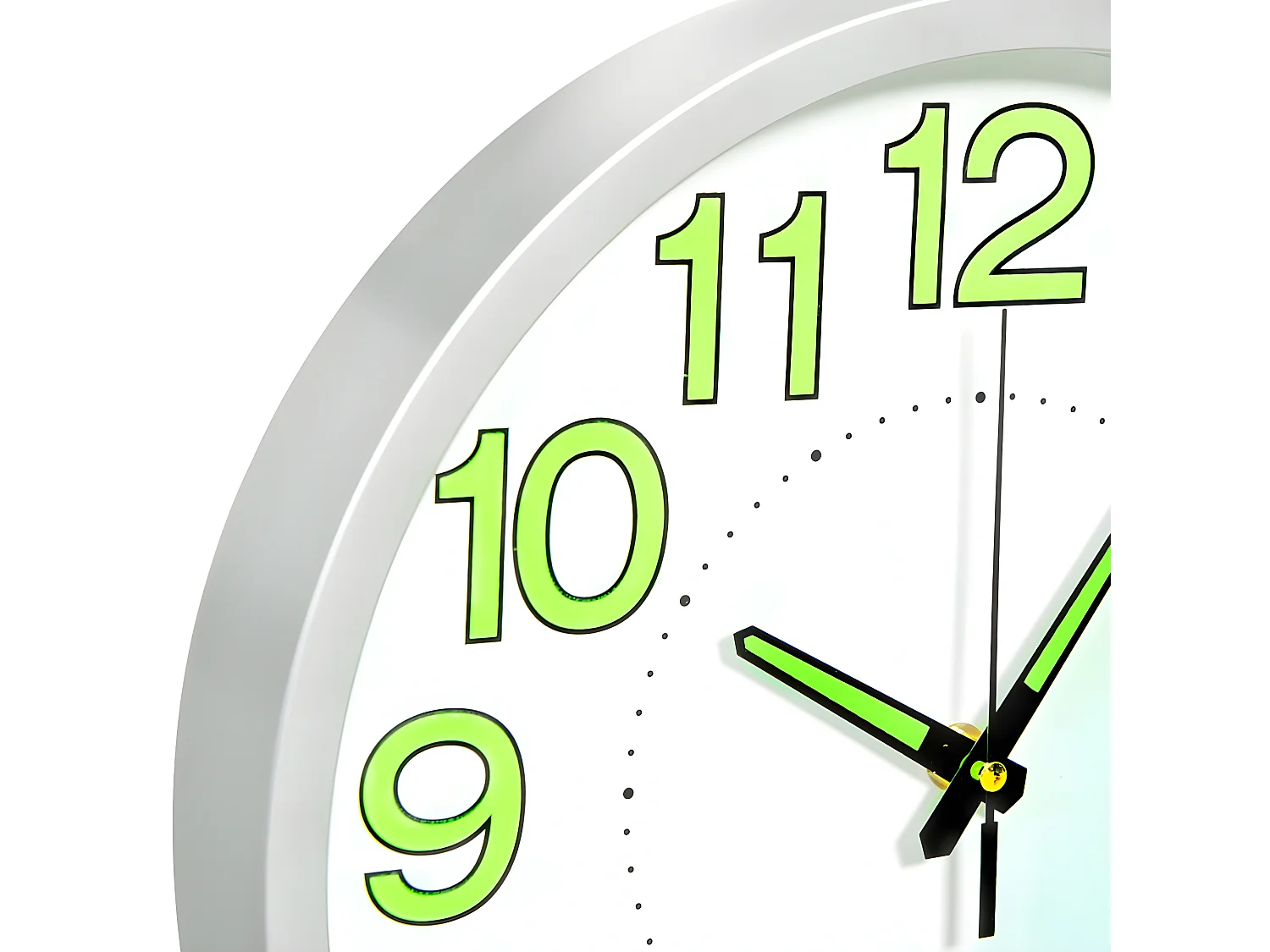 Horloge murale lumineuse Blanc 30 cm WVGQ9726