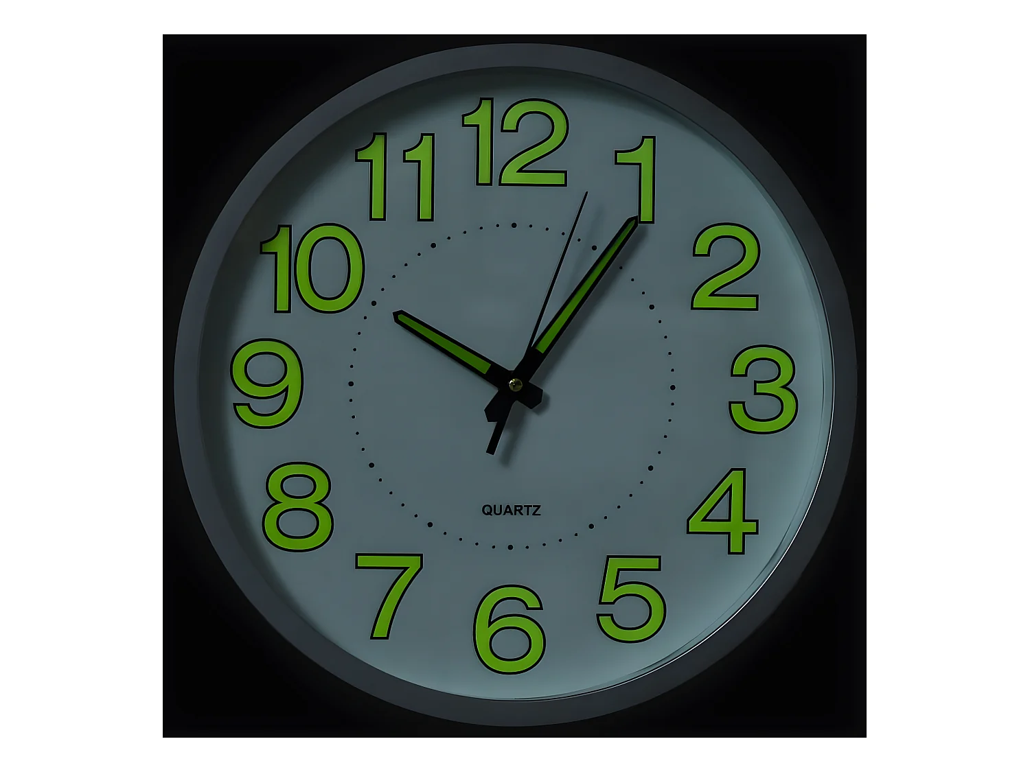 Wandklok lichtgevend 30 cm wit NL696102