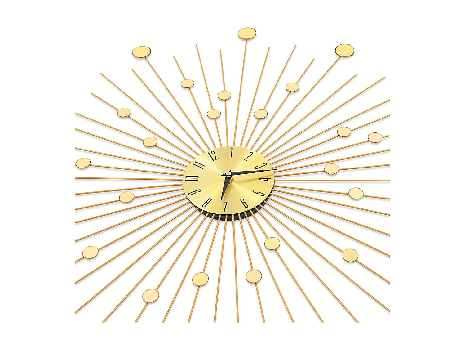 Horloge murale Métal 70 cm Doré WVGQ9121