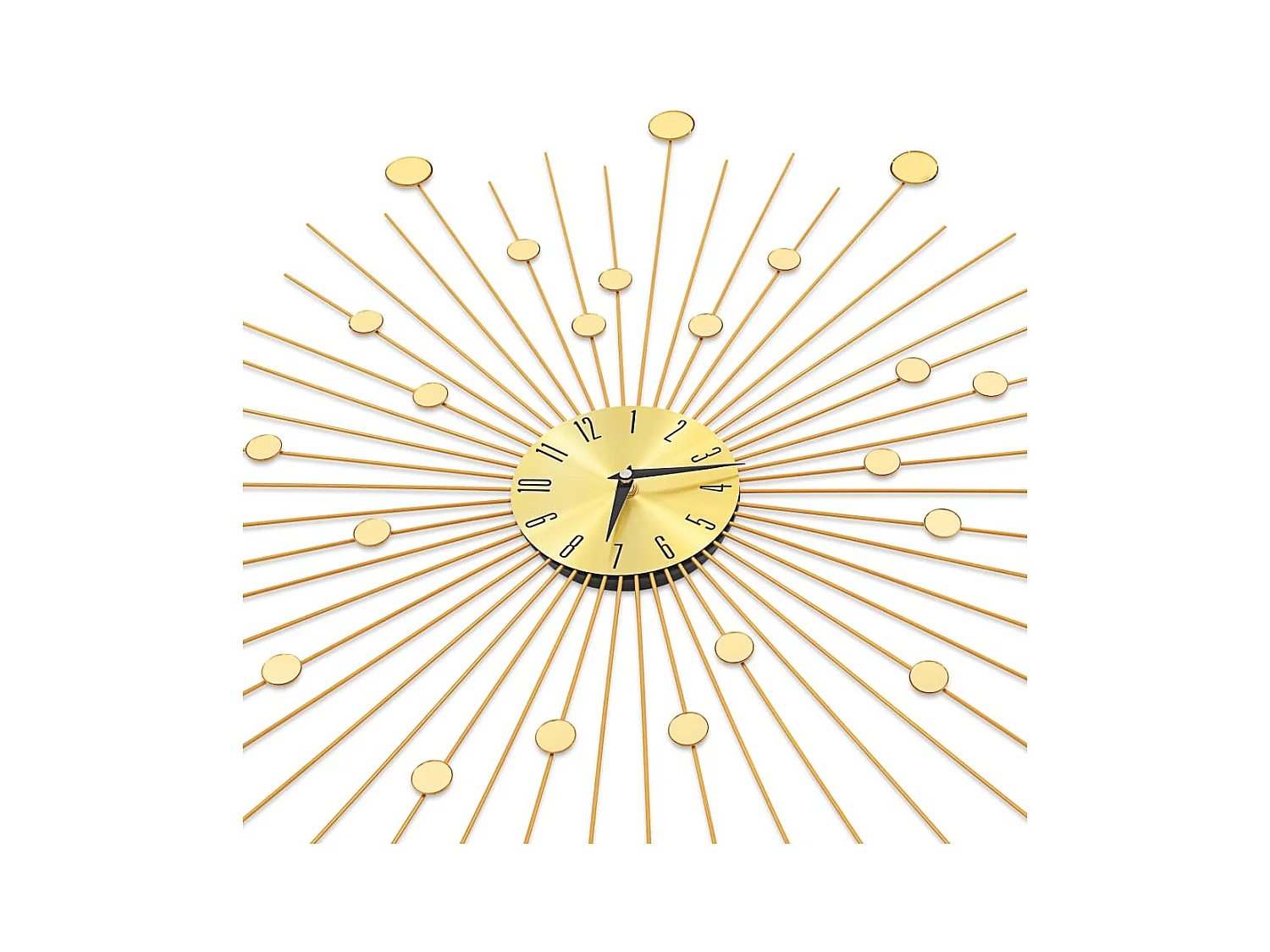 Horloge murale Métal 70 cm Doré WVGQ9121