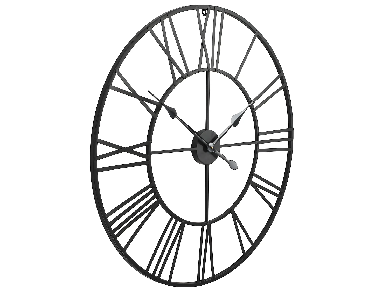 Horloge murale vintage avec mouvement à quartz Métal 80 cm XXL WVGQ2743