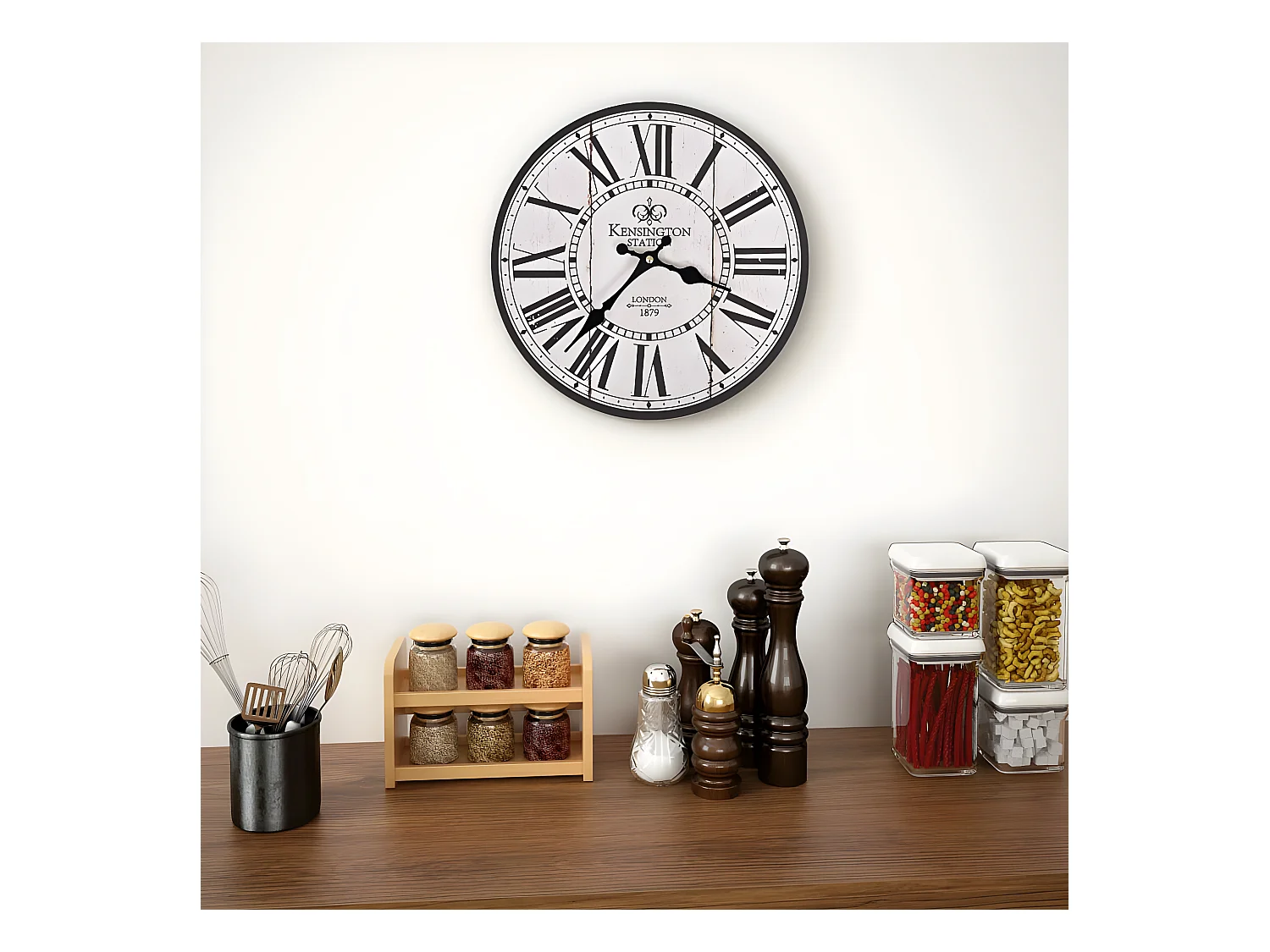 Horloge murale vintage Londres 30 cm WVGQ7835