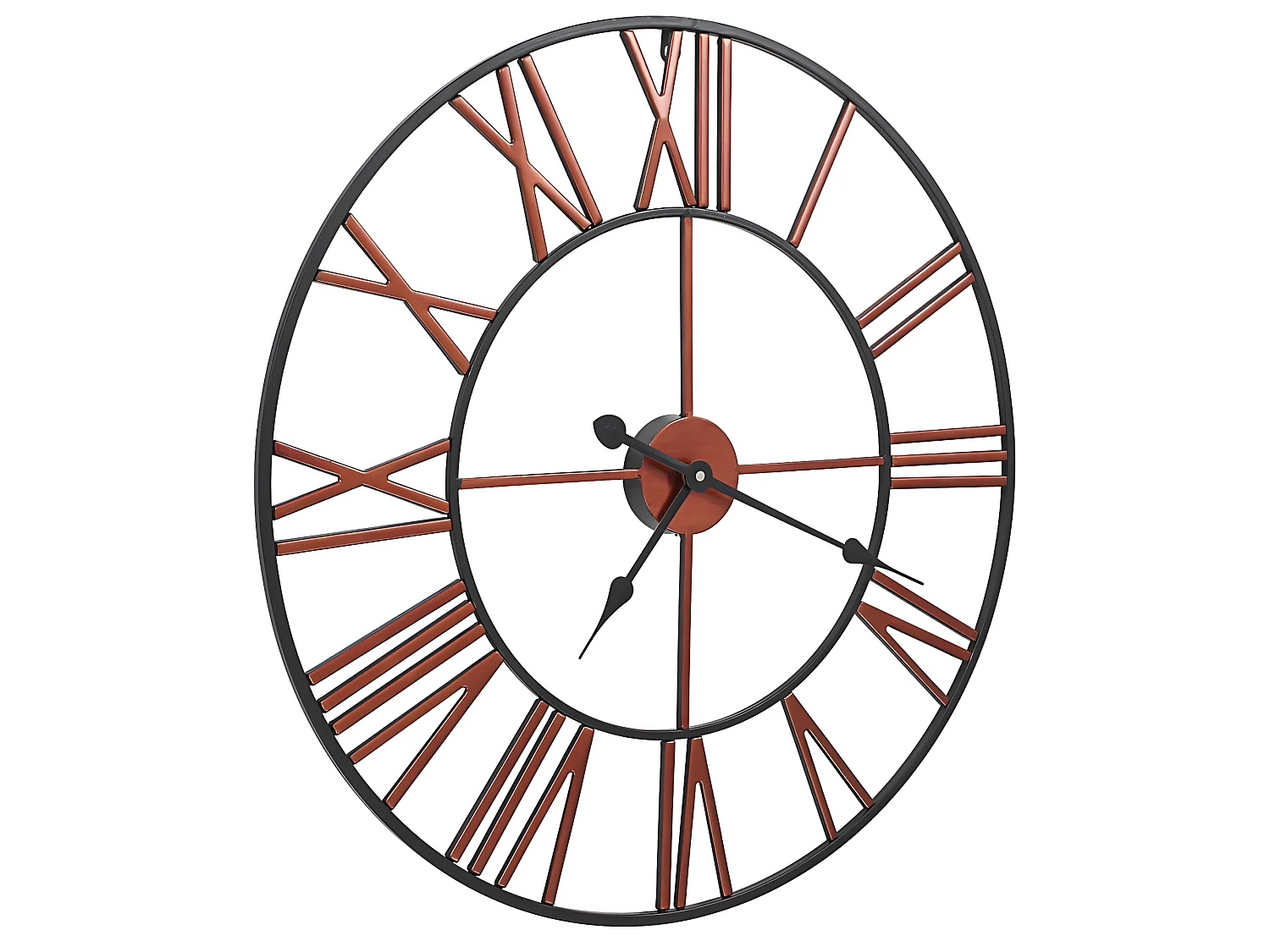 Horloge murale Métal 58 cm Rouge WVGQ9171