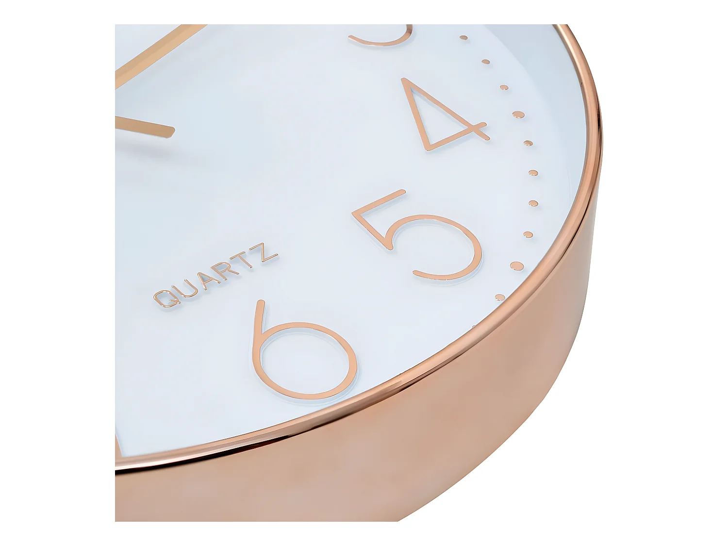 Relógio de parede 30 cm rosa dourado PT235032