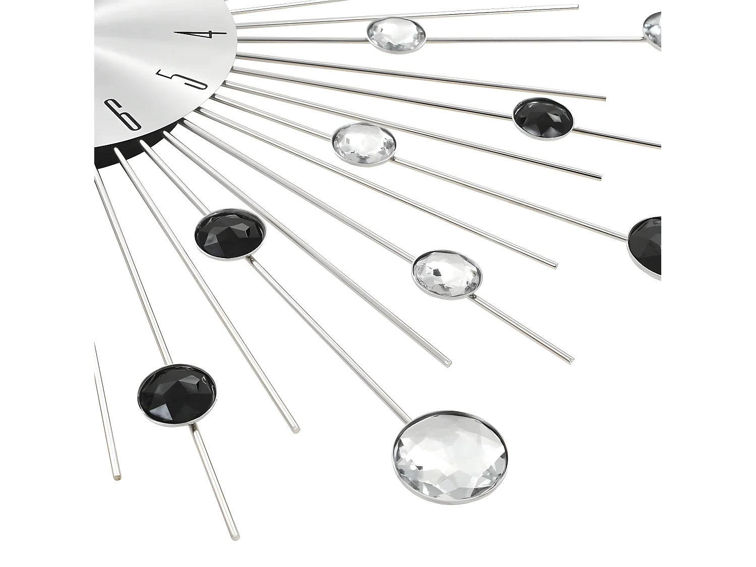 Horloge murale avec mouvement à quartz Design moderne 50 cm WVGQ3445