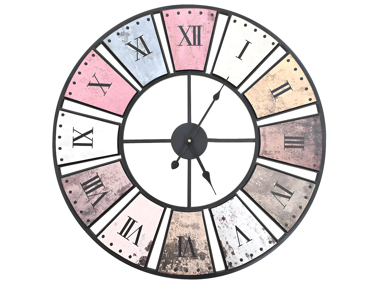 Horloge murale vintage avec mouvement à quartz 60 cm XXL WVGQ3724