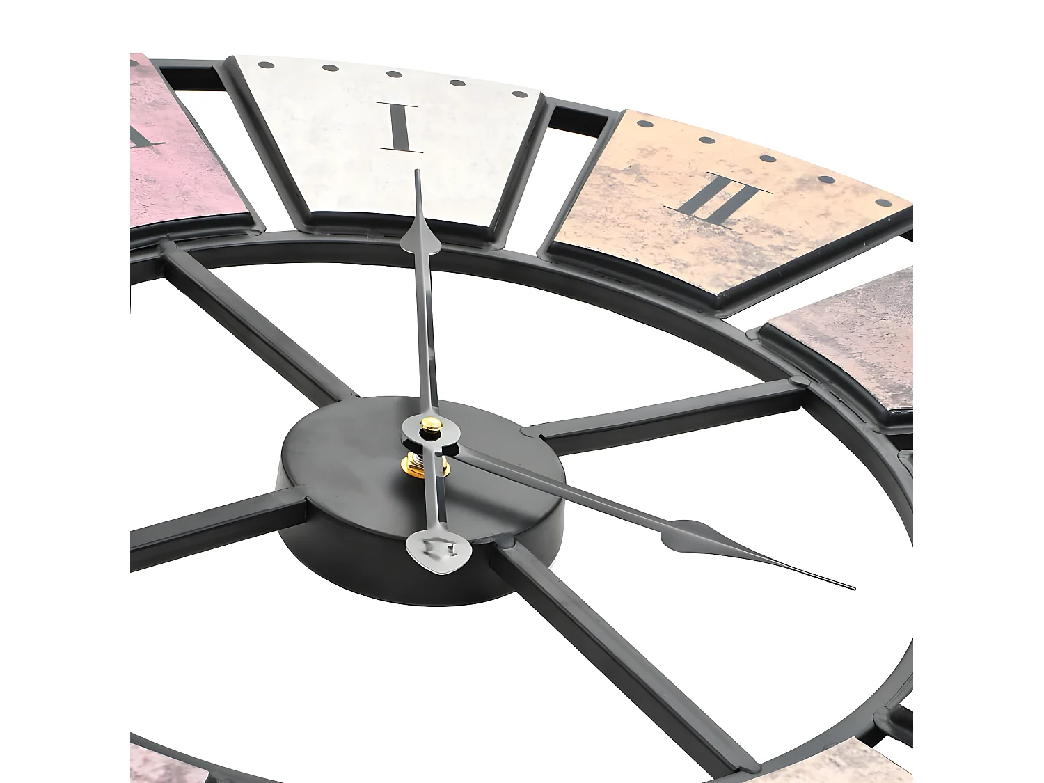 Horloge murale vintage avec mouvement à quartz 60 cm XXL WVGQ3724