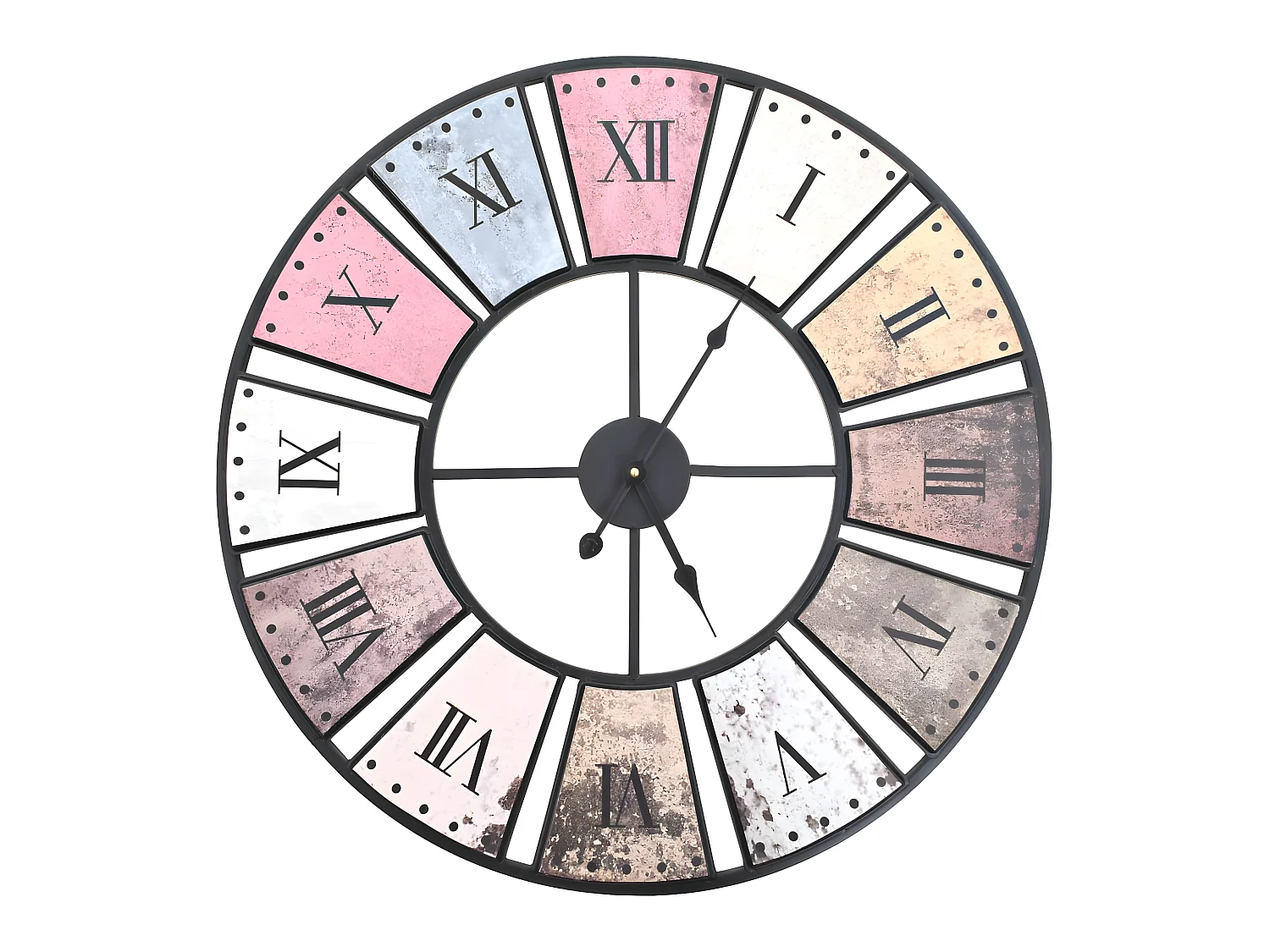Horloge murale vintage avec mouvement à quartz 60 cm XXL WVGQ3724