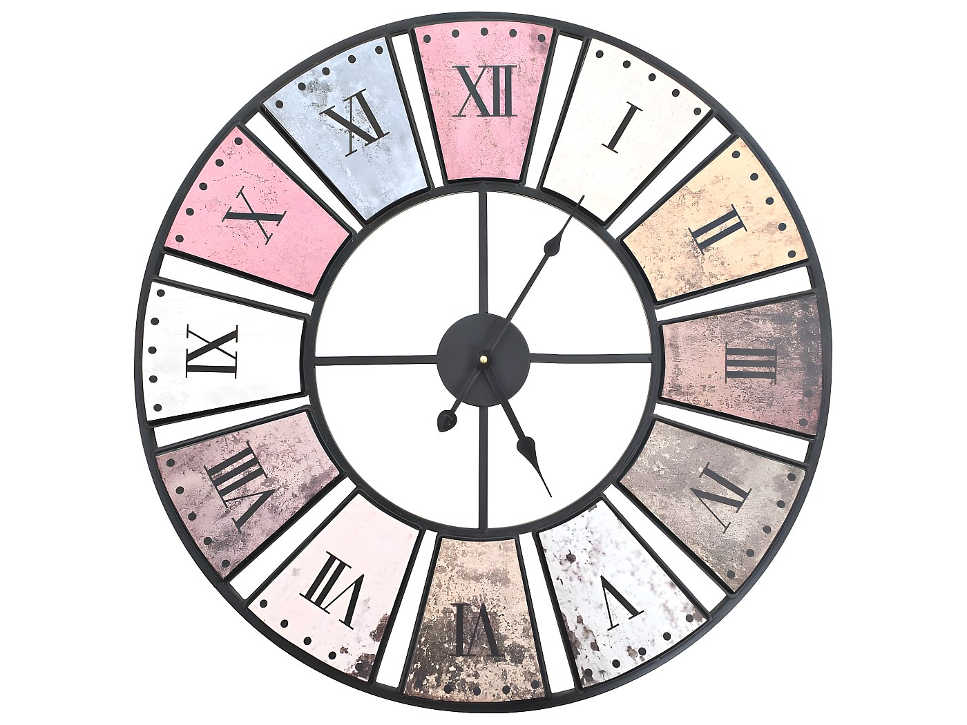 Horloge murale vintage avec mouvement à quartz 60 cm XXL WVGQ3724