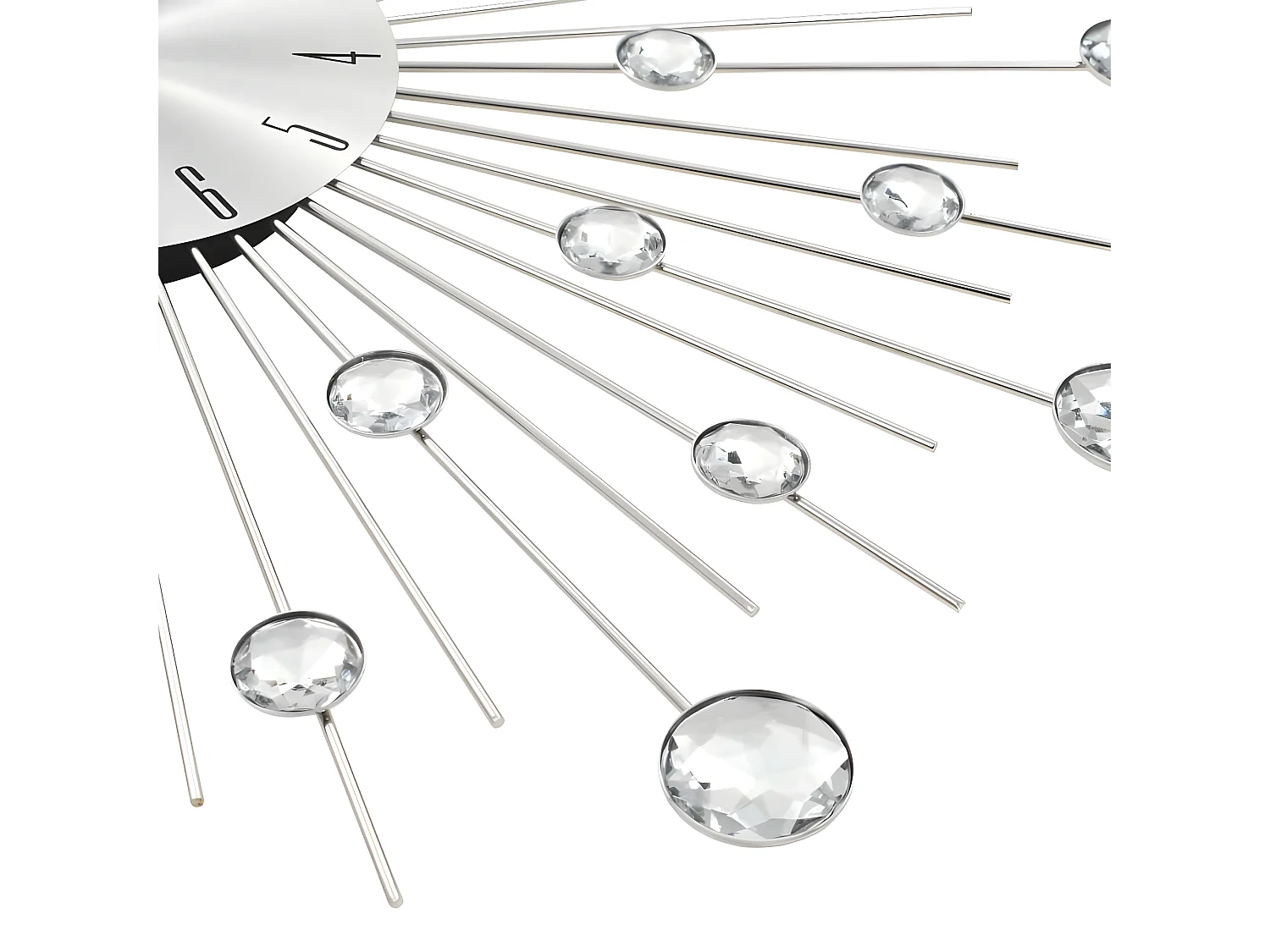 Horloge murale avec mouvement à quartz Design moderne 50 cm WVGQ5627