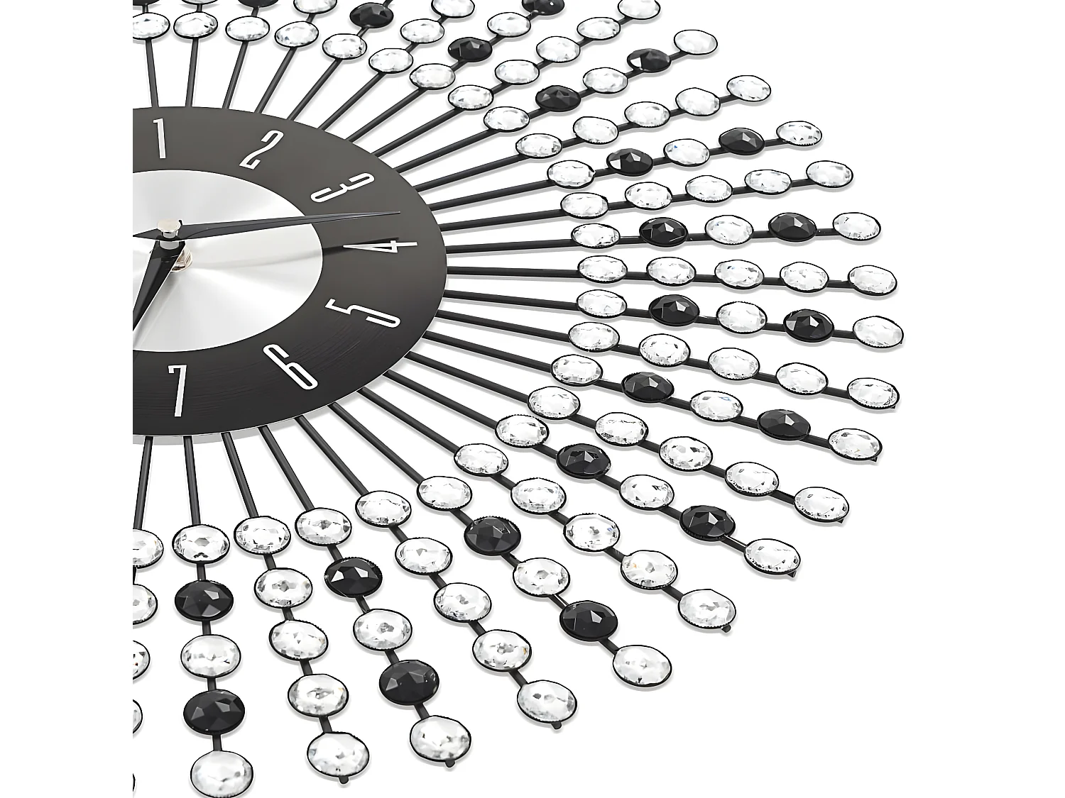 Horloge murale Métal 43 cm Noir WVGQ2631