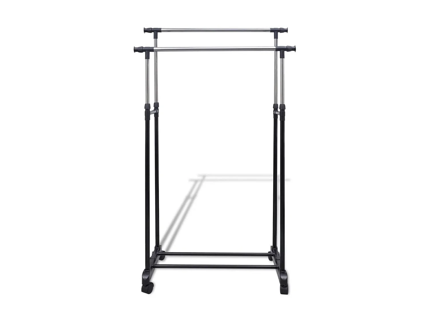 Porte-manteaux réglables 2 pcs 2 rails d'accrochage WVGQ6130