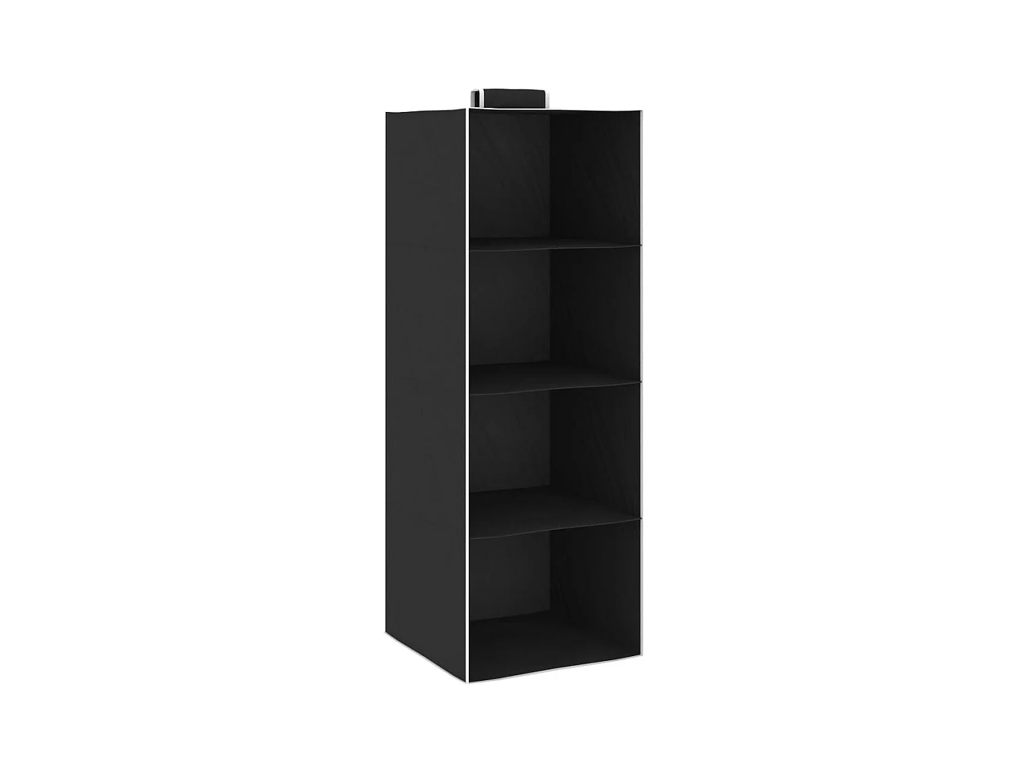 Arrumação suspensa para armário 4 compartimentos 2 pcs tecido PT396753