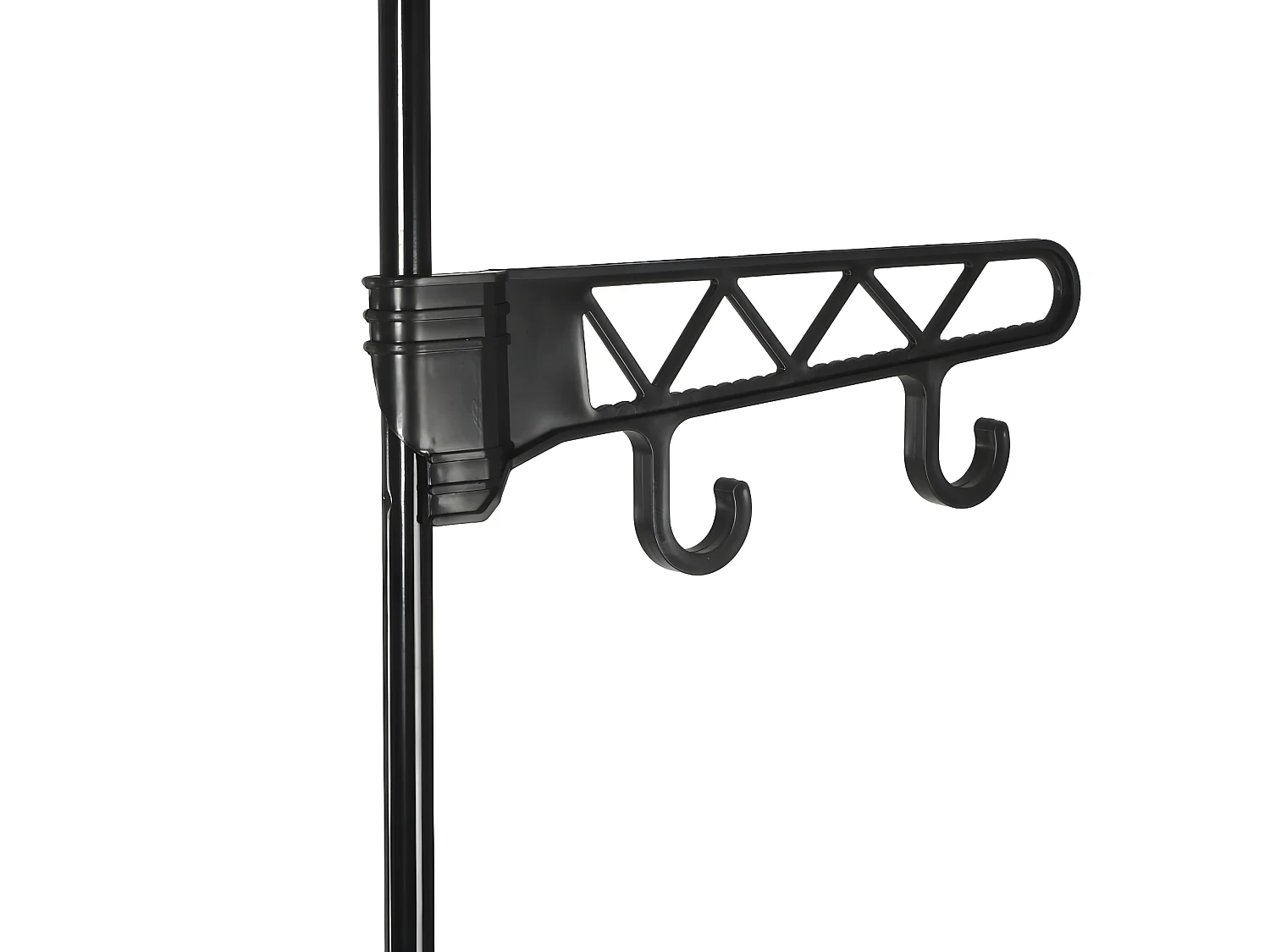 Porte-vêtements Acier et tissu non-tissé 55x28,5x175 cm Noir WVGQ5889