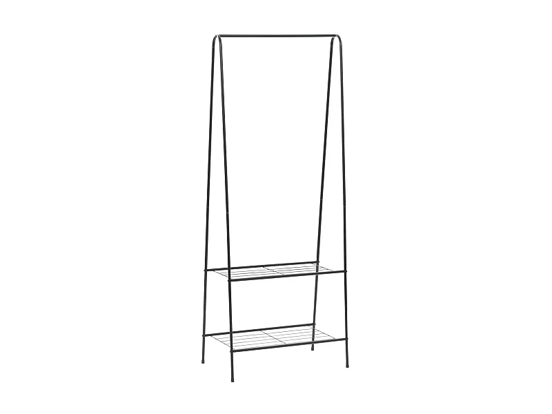 Suporte para roupas 59x35x150 cm preto PT341332
